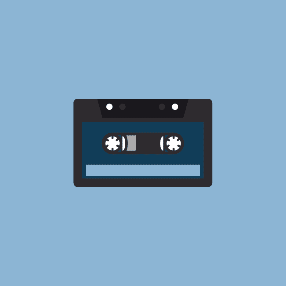 illustration of cassette tape