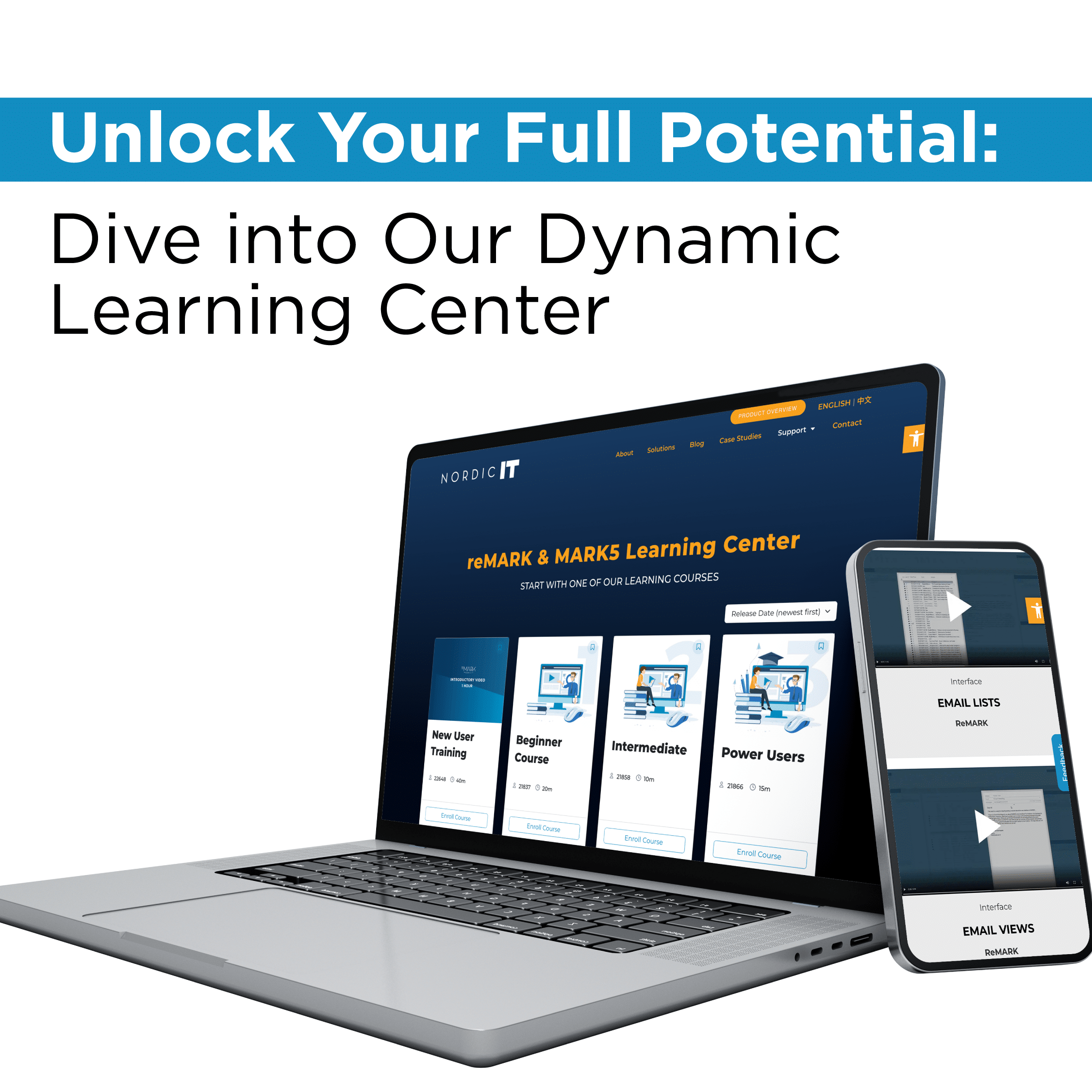 Dive into our learning center to unlock reMARK by Nordic IT's full potential.